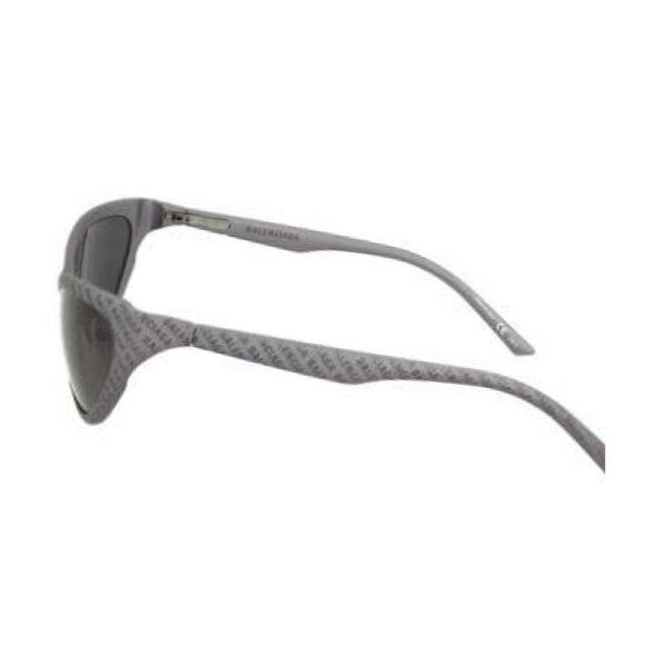 Balenciaga Logo Womens Grey Aluminum Metal Frame UV Sunglasses with Case New main image 12